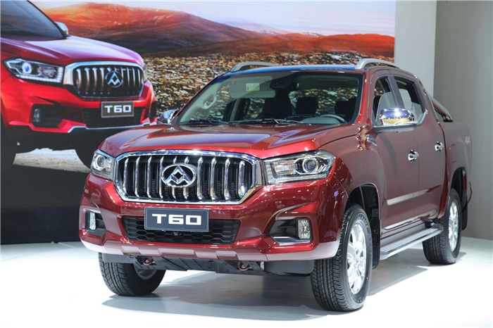 未来已在，尊龙凯时集团首款皮卡产品T60亮相广州车展，“国际范儿”引无数回眸